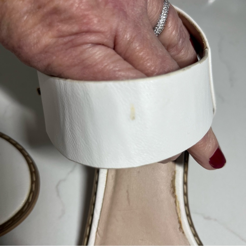 Topshop White Heartbreaker Two Part Heel Sandals 9 - Picture 10 of 13